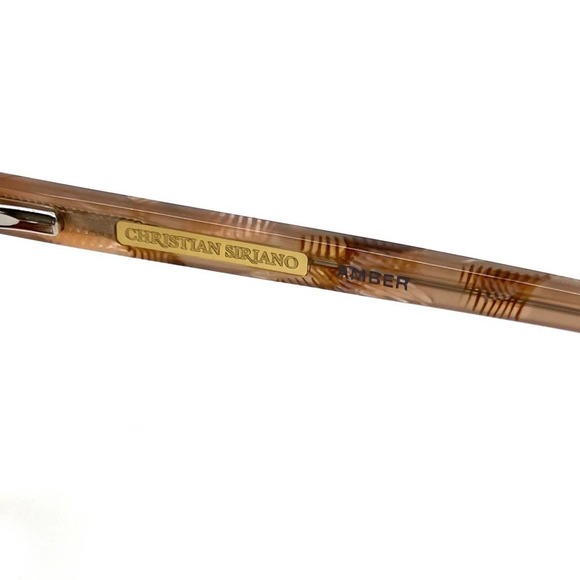 NEW!!! CHRISTIAN SIRIANO Eye Frames AMBER PNKMB Authentic - Picture 10 of 11